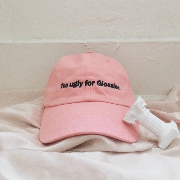 Glossier | Accessories | Too Ugly For Glossier Dad Hat